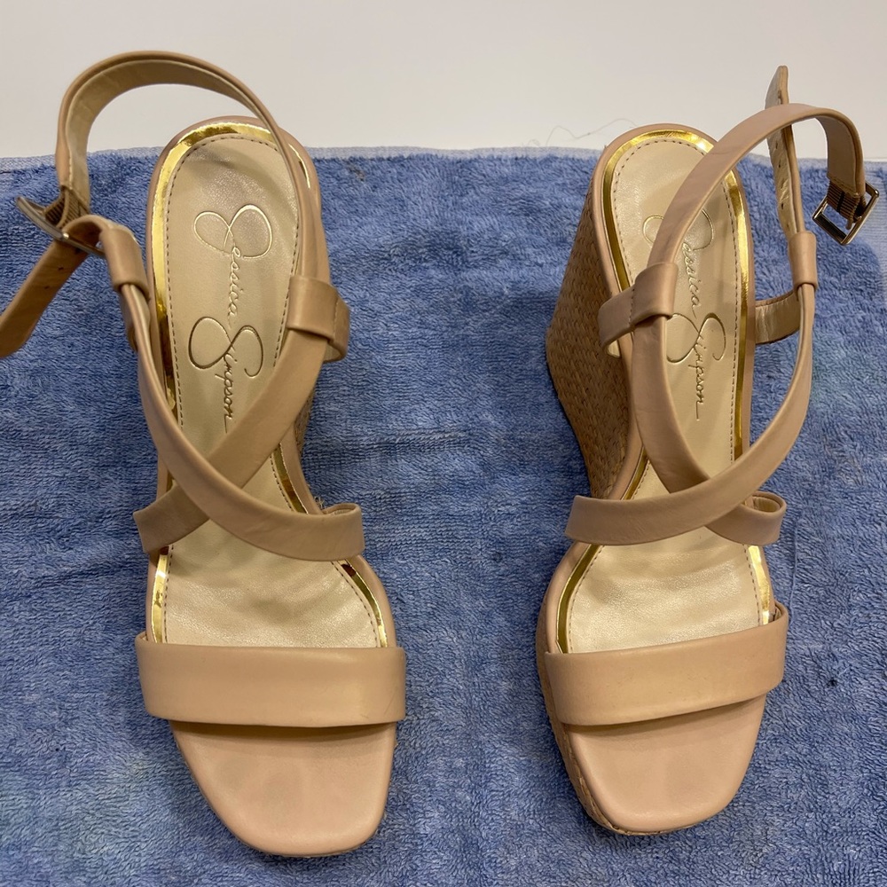 Jessica Simpson wedge heels